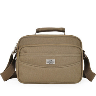 加厚帆布男女多功能快递员生意包单肩斜挎包工具包售票包收银钱包