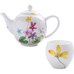 米梵家用骨瓷礼盒喝茶茶具杯套装骨瓷功夫茶具大茶壶陶瓷冷水壶