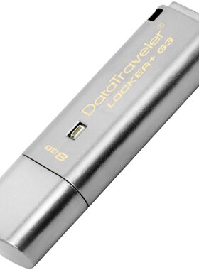 金士顿 DTLPG3 16g加密u盘女usb3.0 硬件加密金属高速u盘男 16g