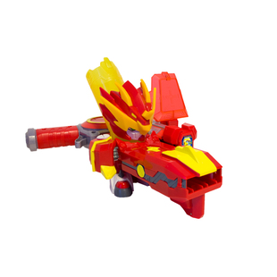 激战奇轮3玩具烈焰狮王战士套装神兽爆炫轮战轮标靶机战正版合体