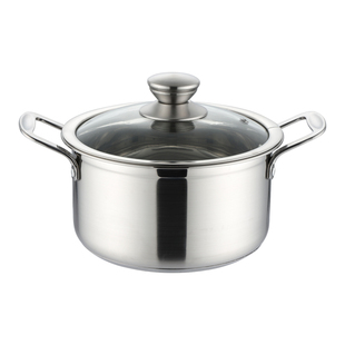 煜日304不锈钢汤锅奶锅小火锅煮粥炖汤锅加厚复底电磁炉燃气通用