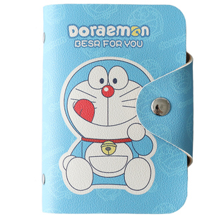 20卡位卡通机器猫韩国可爱女士卡包韩版ins网红多卡位学生卡片包