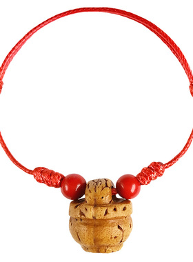 新生儿孕妇桃核护身符手链