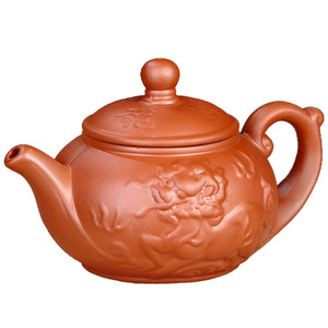宜兴紫砂大容量龙马精神茶壶朱泥壶潮州功夫茶具泡茶套装