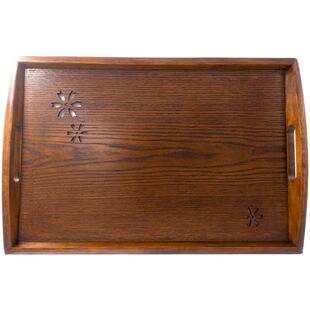 日式和风木头饺子托盘长方形家用茶杯水杯托盘木质木盘子商用餐厅