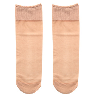 5双装！VOCAL 01017 华高松口薄款短丝袜深肤色脚尖加固夏季袜子