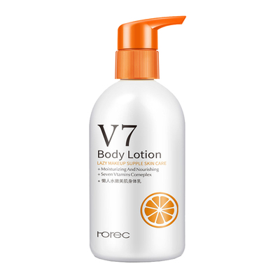 V7 body cream women men skin Whitening lotion懒人身体乳250ml