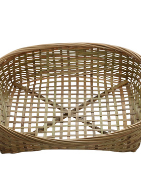 竹筐食品级镂空大号竹筐