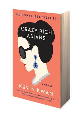 【中商原版】疯狂的亚洲富豪 英文原版 Crazy Rich Asians Kevin Kwan 摘金奇缘 我的超豪男友 好莱坞浪漫喜剧电影原著小说