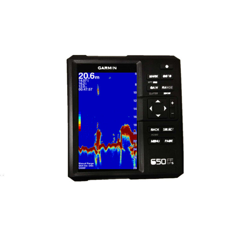 佳明探鱼器7cv350FFplus650原装进口筏钓海钓中文有线声纳船钓585