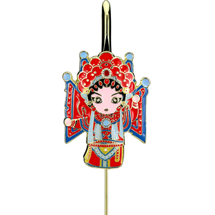 京剧脸谱书签中国风特色礼品送老外老师外国同学伴手礼出国纪念品