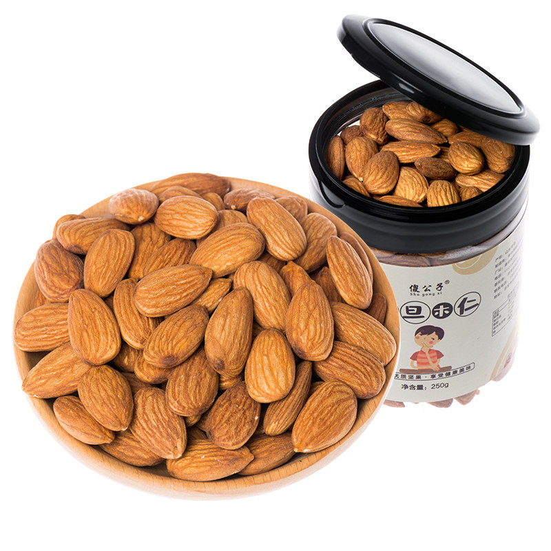 新货原味巴旦木坚果无加糖500g