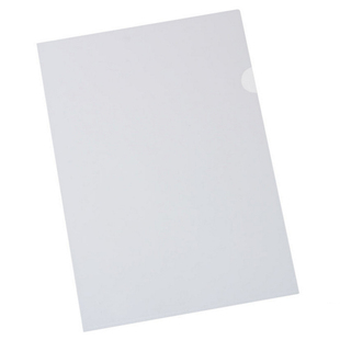 透明A4文件夹单片夹L型文件套透明文件套插页资料袋二页夹L夹加厚