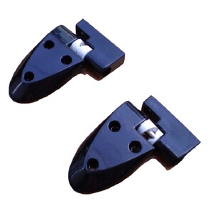 卫生间隔断五金配件 公共厕所隔断合页 PP黑色叠门合页铰链 门铰