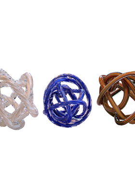 手工玻璃餐厅摆件茶几家居装饰