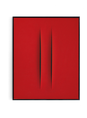 FONTANA刀痕画系列 极简主义 现代家居艺术装饰画 办公室商业空间