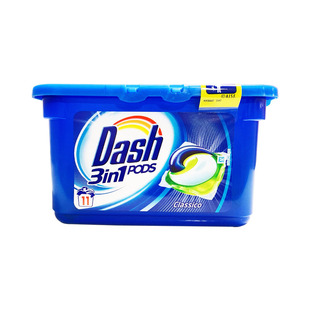 意大利进口DASH机洗洗衣液凝珠啫喱球胶囊盒装3合1芳香15颗