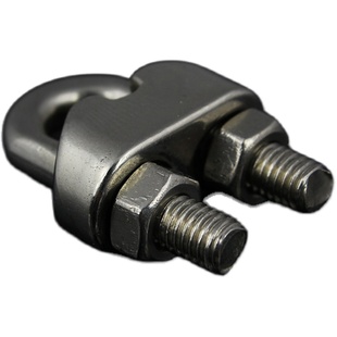 304不锈钢钢丝绳夹头 不锈钢卡头 绳扣 轧头 钢丝夹 全规格m2-24