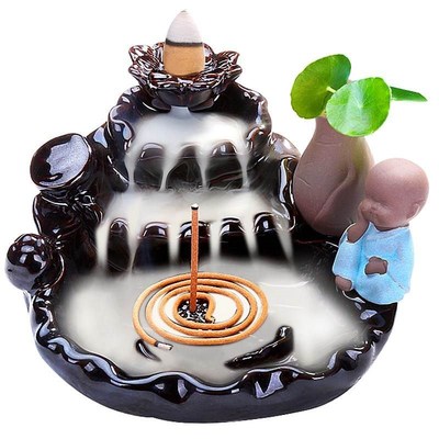 陶瓷创意观赏家用室内倒流香炉