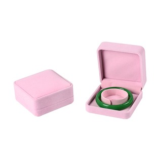 1圆角手镯盒B2珠宝包装盒绒布首饰盒子收纳盒包装多色多 定制LOGO
