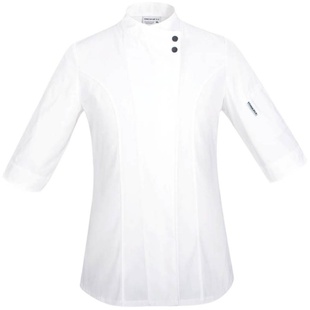 厨乐乐正品餐饮厨房女款厨师服务员长袖厨师工作服制服上装七分袖