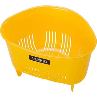 inomata日本进口厨房塑料沥水篮 果蔬滤水盆 立式角形沥水架