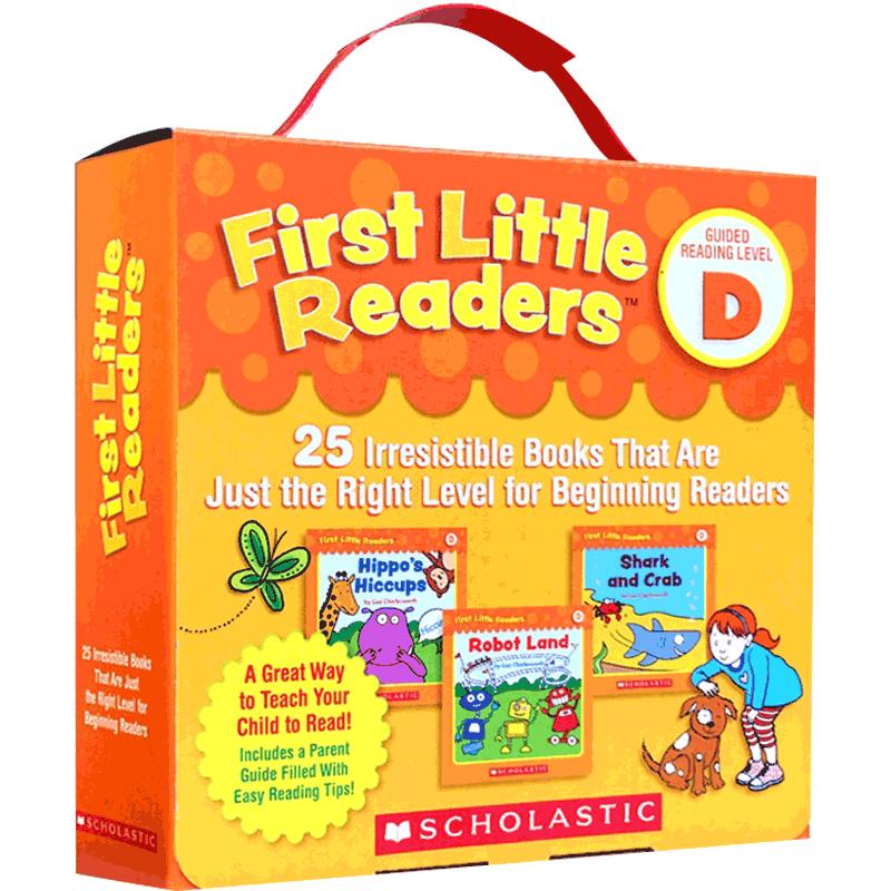 送音频英文原版绘本 First Little Readers D 25册小读者系列家长阅读指导小套装儿童启蒙学习亲子互动学习英文版分级阅读小学阶段