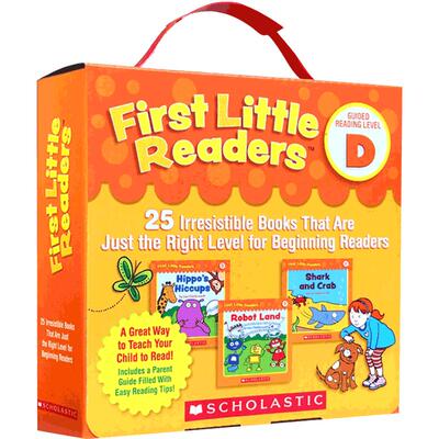 送音频英文原版绘本 First Little Readers D 25册小读者系列家长阅读指导小套装儿童启蒙学习亲子互动学习英文版分级阅读小学阶段