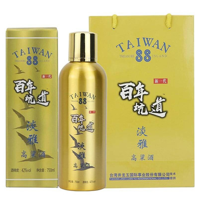 坑道42度750ml金瓶台湾高粱酒