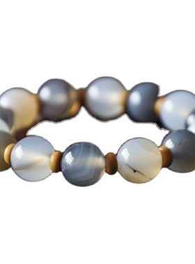 玛瑙玉髓简约文艺风海洋生物手串