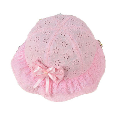 女宝宝春秋1-2公主遮阳夏天帽子