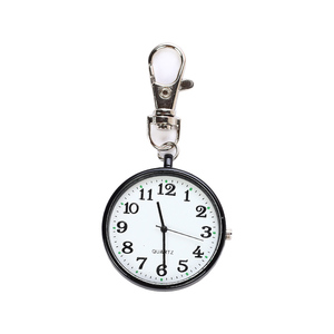 清晰大表盘石英老人怀表男表女表大数字项链表儿童钥匙扣护士挂表