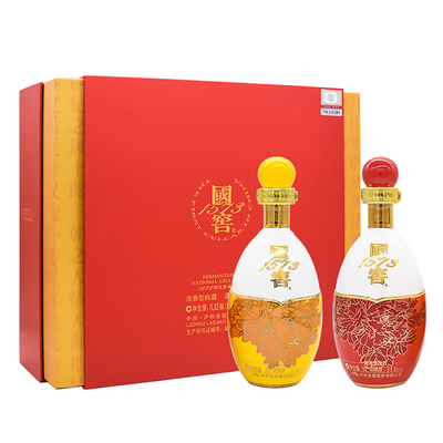 【官方直营】 国窖1573酒 生命中那坛酒 双桂联芳55度/1L*2瓶