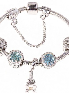 串珠微镶钻琉璃礼物手链