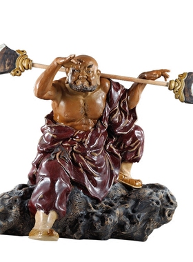 美陶世族大师限量鲁智深摆件