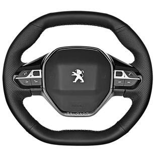 东风标致508L 4008 5008 适用23款新408X方向盘套真皮手缝翻毛薄