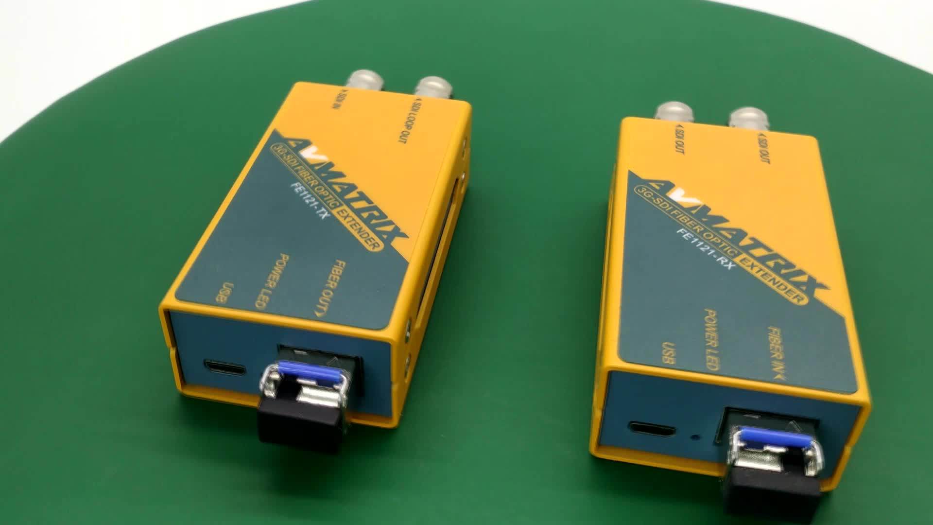 Avmatrix Sdi Video Optical Fiber Converter Fe1121 Buy Fiber Optic