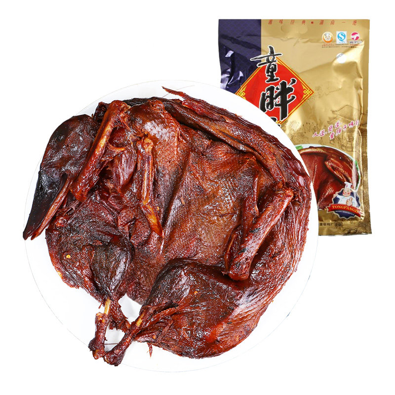 童胖子酱板鸭湖南省常德特产整袋鸭肉零食