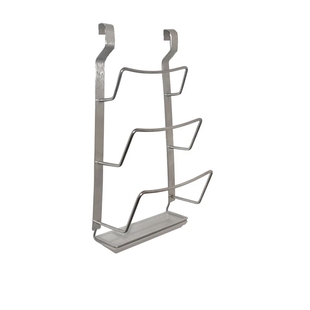 不锈钢锅盖架厨房挂件壁挂墙式免打孔带接水盘锅架砧板收纳置物架