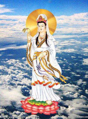 精准风佛堂滴水观音十字绣包邮