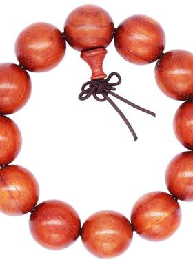 红檀木手串男女款文玩本命年佛珠