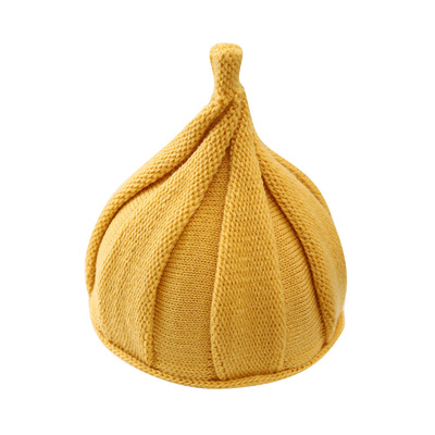 韩版男童秋冬季保暖大眼睛尖尖帽