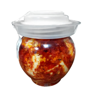 湖南益阳四季红兆哥净重350克红油香鲜辣手工腐乳包邮