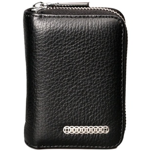 风琴卡包男真皮大容量拉链卡包加厚防盗刷纯牛皮卡包零钱包名片包