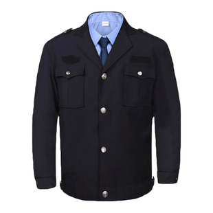 保安服春秋套装工作服套装男春秋冬长袖保安制服夹克西服外套物业