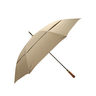 PARACHASE商务长柄伞双层抗风复古实木手柄加大122CM双人自动伞男