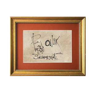 加安加丽达利小众艺术抽象装饰画设计师复古客厅餐厅玄关挂画壁画