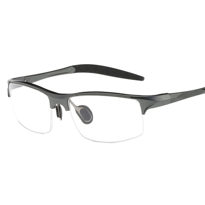 时尚风男士防辐射半框近视平光镜