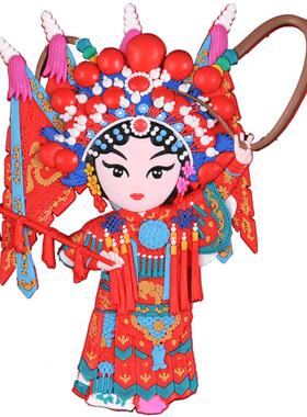 创意卡通京剧冰箱贴磁力贴送老外