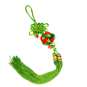 中国结小号幸运绣球挂件 汽车挂饰 手工编织 送老外出国小礼